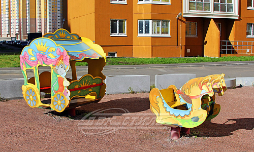 Качалка на пружинах К-21/8 Карета.  �2